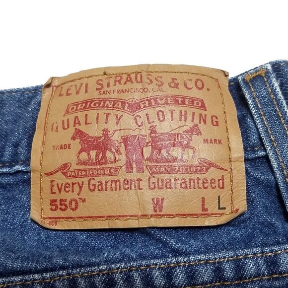 VINTAGE Levi's 550 Relaxed Tapered High Rise Jeans - Picture 10 of 12